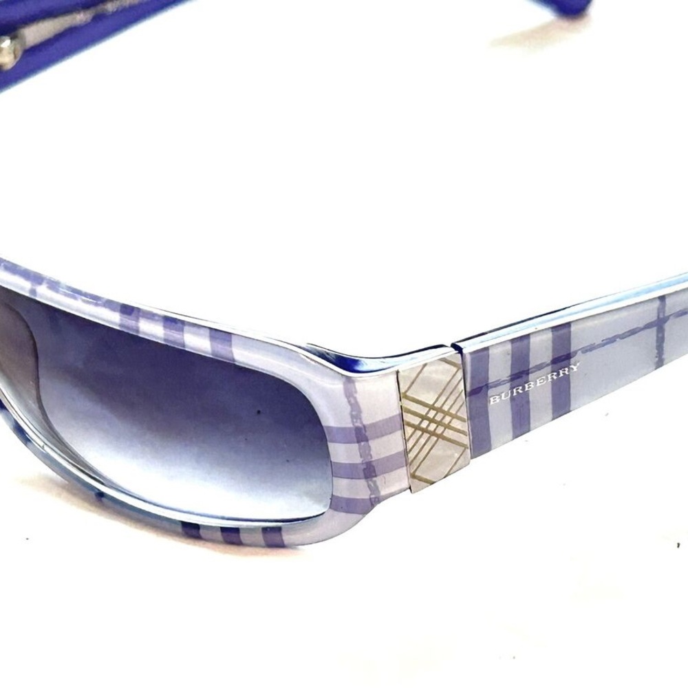 Burberry Safilo Women's Sunglasses 8439/S Blue Check Classic Y2K